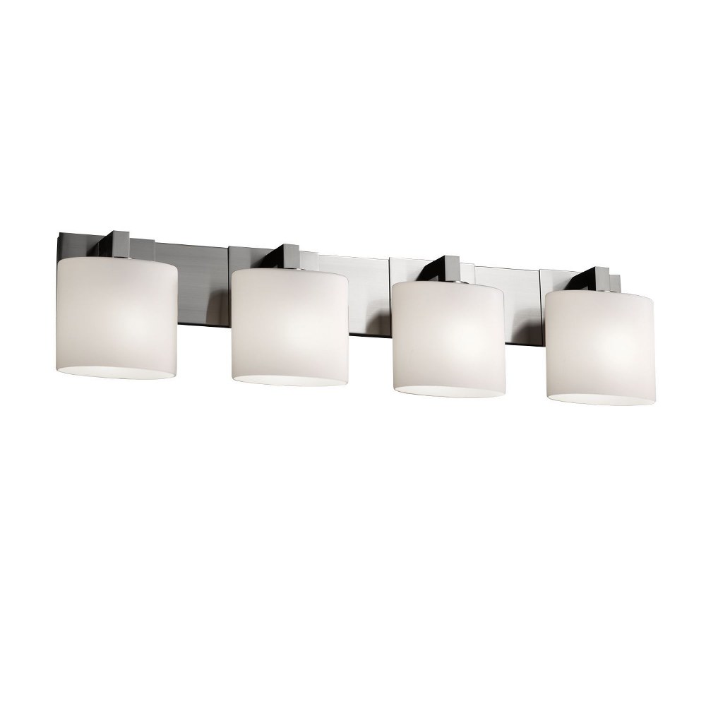 Rectangle Shade Cream Justice Design Group Lighting FAB-8573-55-CREM-NCKL-LED3-2100 Textile LED Brushed Nickel Victoria 3-Light Bath Bar Rectangle Shade Cream Justice Design Group Lighting FAB-8573-55-CREM-NCKL-LED3-2100 Textile LED Brushed Nickel Victoria 3-Light Bath Bar